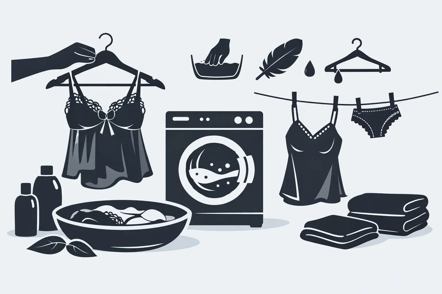 Cómo lavar ropa delicada sin estropearla